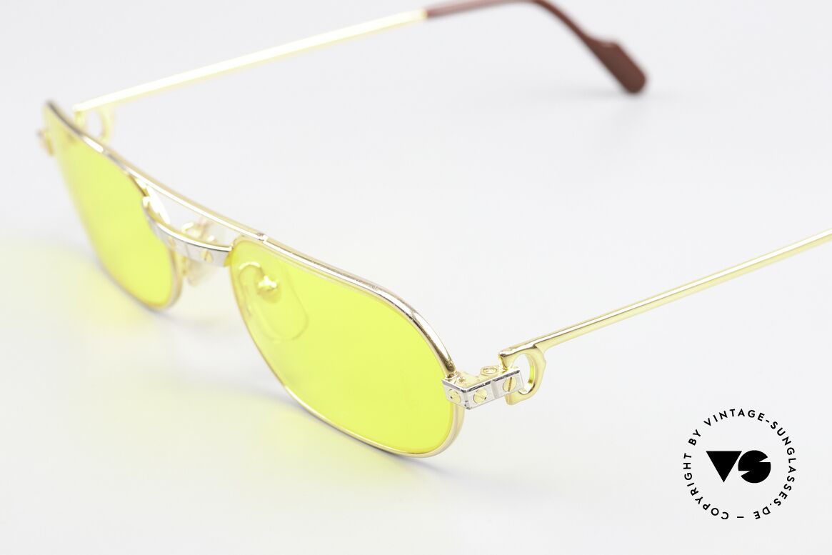Cartier MUST Santos - S Luminor Kalichrome Lenses, high-end LUMINOR KALICHROME lenses (for twilight), Made for Men and Women