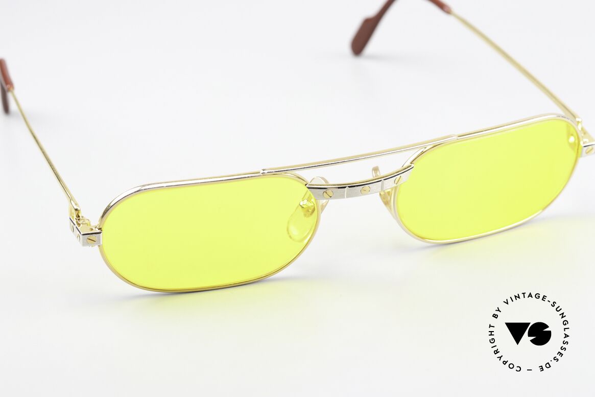 Cartier MUST Santos - S Luminor Kalichrome Lenses, lenses intensify light and increase contrasts (100% UV), Made for Men and Women
