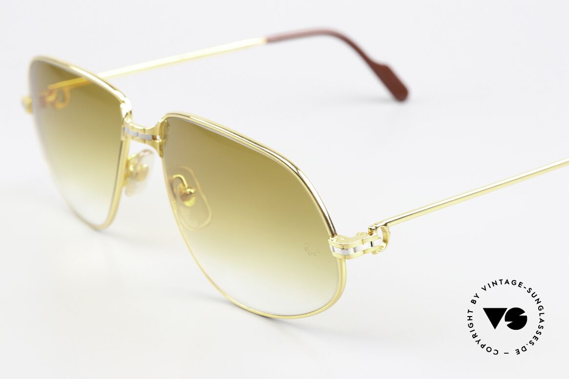 Cartier Panthere G.M. - XL Orgadur Ratti Sun Lenses, precious 80s LUXURY sunglasses; X-LARGE size 63/16, 140, Made for Men