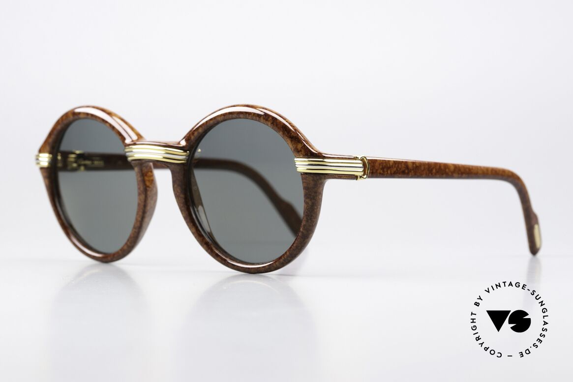 Cartier Cabriolet - S Luxury Shades From 1991, with non-reflecting sun lenses for 100% UV protection, Made for Men and Women