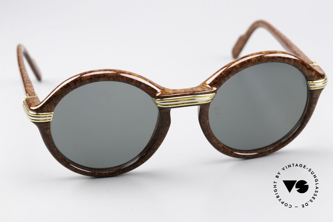 Cartier Cabriolet - S Luxury Shades From 1991, with serial number, Cartier box, leather case & packing, Made for Men and Women