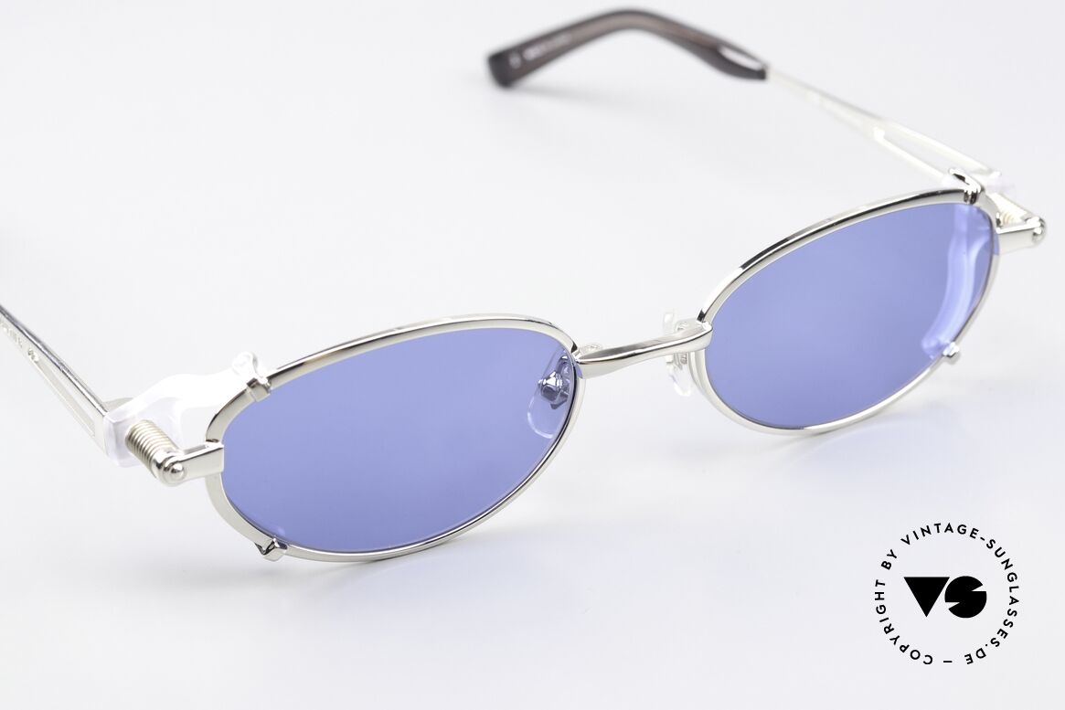 Jean Paul Gaultier 56-0035 Oval 90's Titanium Shades, NO retro fashion, but a genuine old original from '95, Made for Men and Women