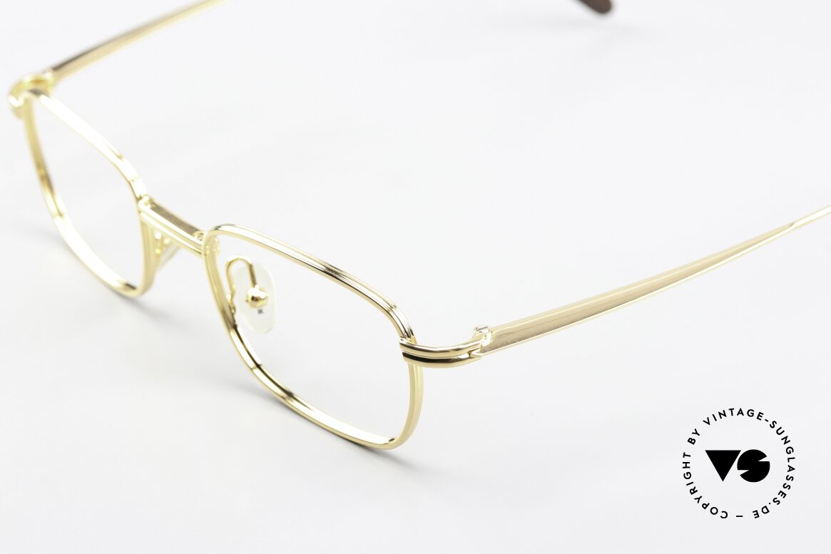 Jil Sander J90 Gold-Plated Titan Frame 90s, SMALL size 46/18 = ideal for strong prescriptions, Made for Men and Women