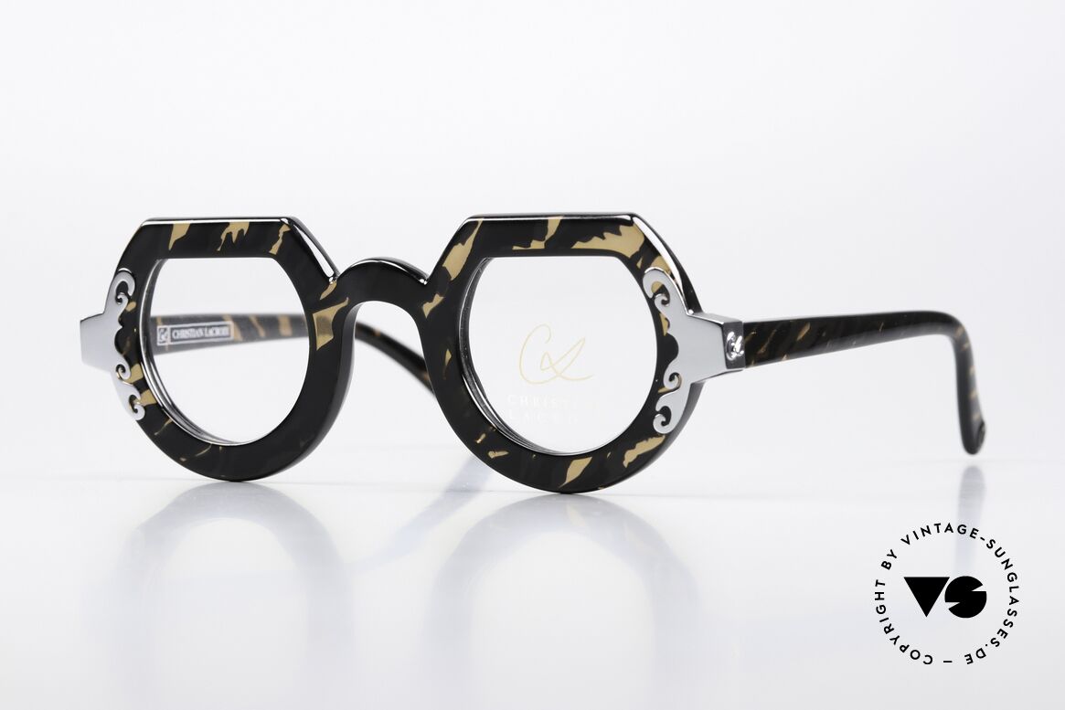 Christian LaCroix 7305 Eye-Catcher Glasses 1991, gorgeous Christian Lacroix eyeglasses from 1991, Made for Women