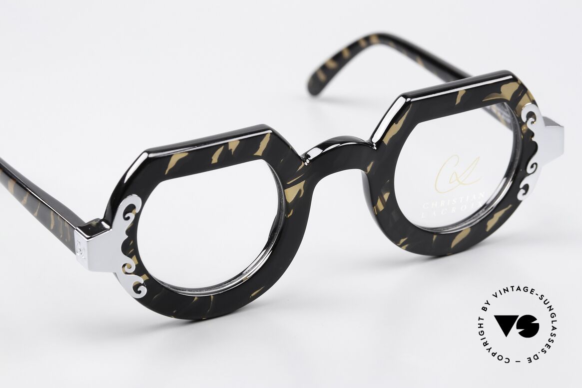 Christian LaCroix 7305 Eye-Catcher Glasses 1991, unworn (like all our vintage CLC ladies eyeglasses), Made for Women