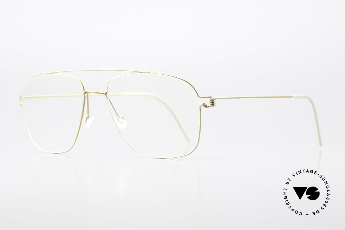 Lindberg Mikkel Air Titan Rim Designer Titanium Glasses, striking designer eyeglasses: "square aviator style"!, Made for Men