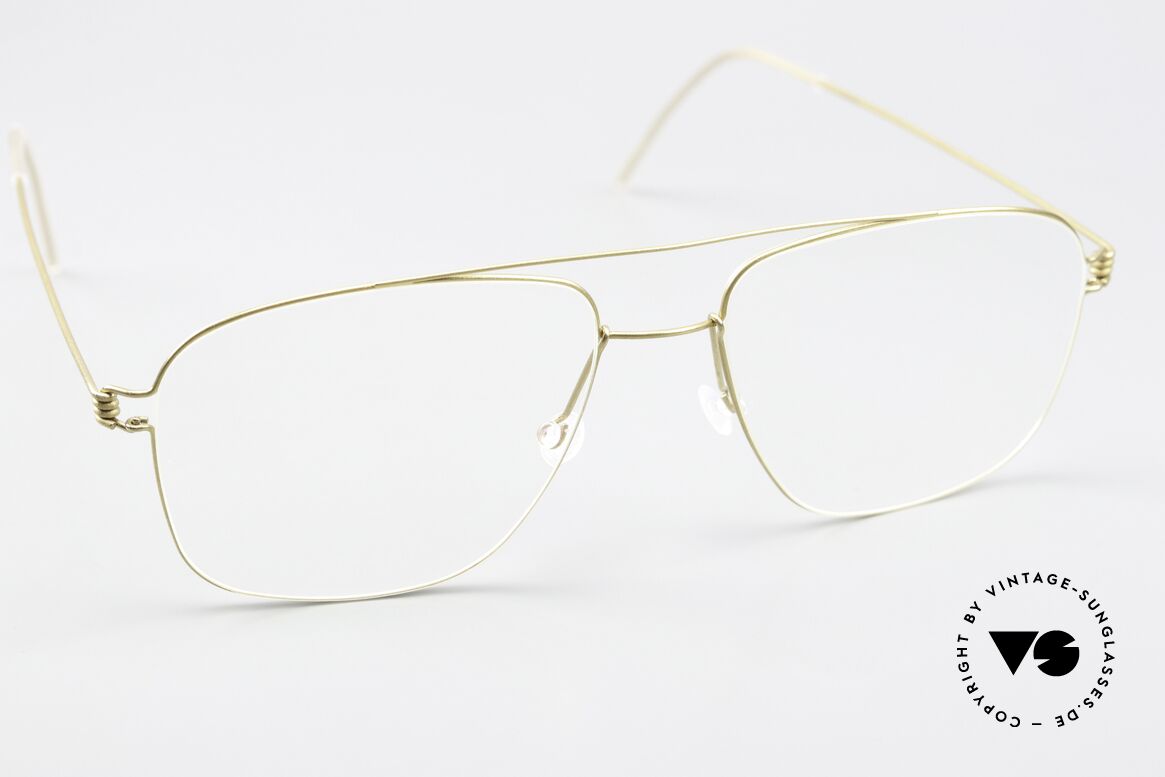 Lindberg Mikkel Air Titan Rim Designer Titanium Glasses, unworn single item; + orig. magnetic case by Lindberg, Made for Men
