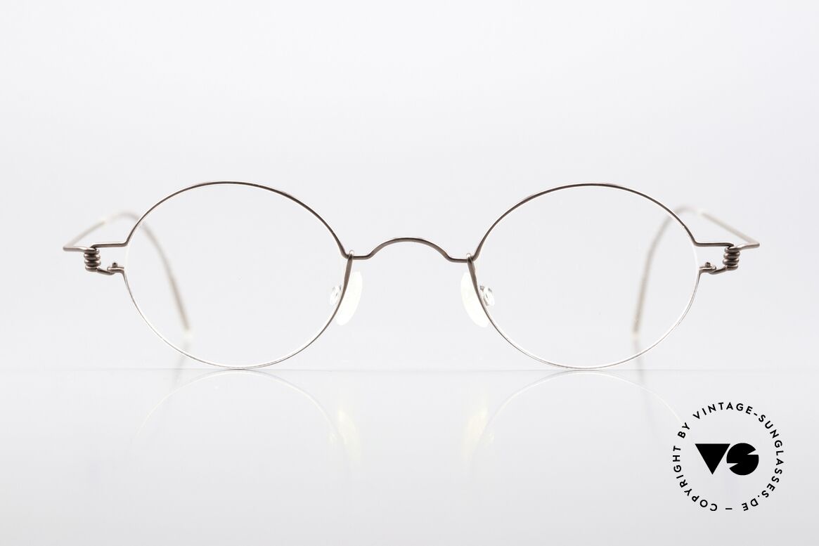 Lindberg Corona 40 Air Titan Rim Bronze Copper Frame Small, LINDBERG Air Titanium Rim eyeglasses in size 40-24, Made for Men and Women