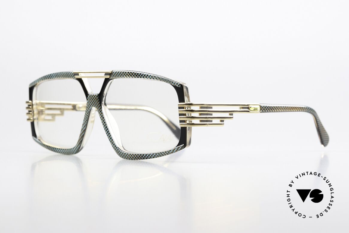 Cazal 325 HipHop Frame West Germany, 80's frame: mod. 325, col. 673, size 58/12, Made for Men and Women