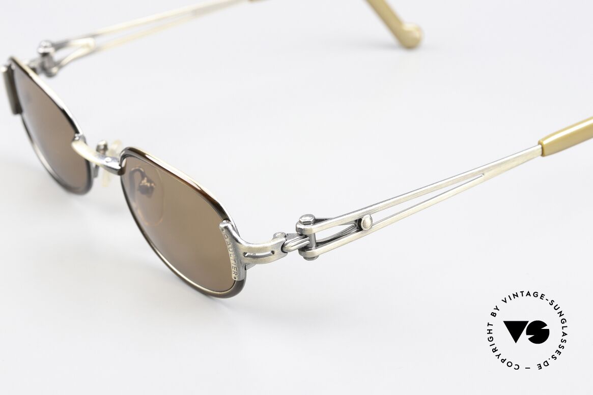 Jean Paul Gaultier 56-0004 Oval Sunglasses From 1996, unworn (like all our vintage Gaultiers) with orig. case, Made for Men and Women