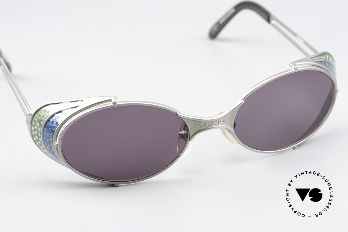Jean Paul Gaultier 56-7109 90's Steampunk Sunglasses, unworn rarity (a 'must have' for all art & fashion lovers), Made for Men and Women