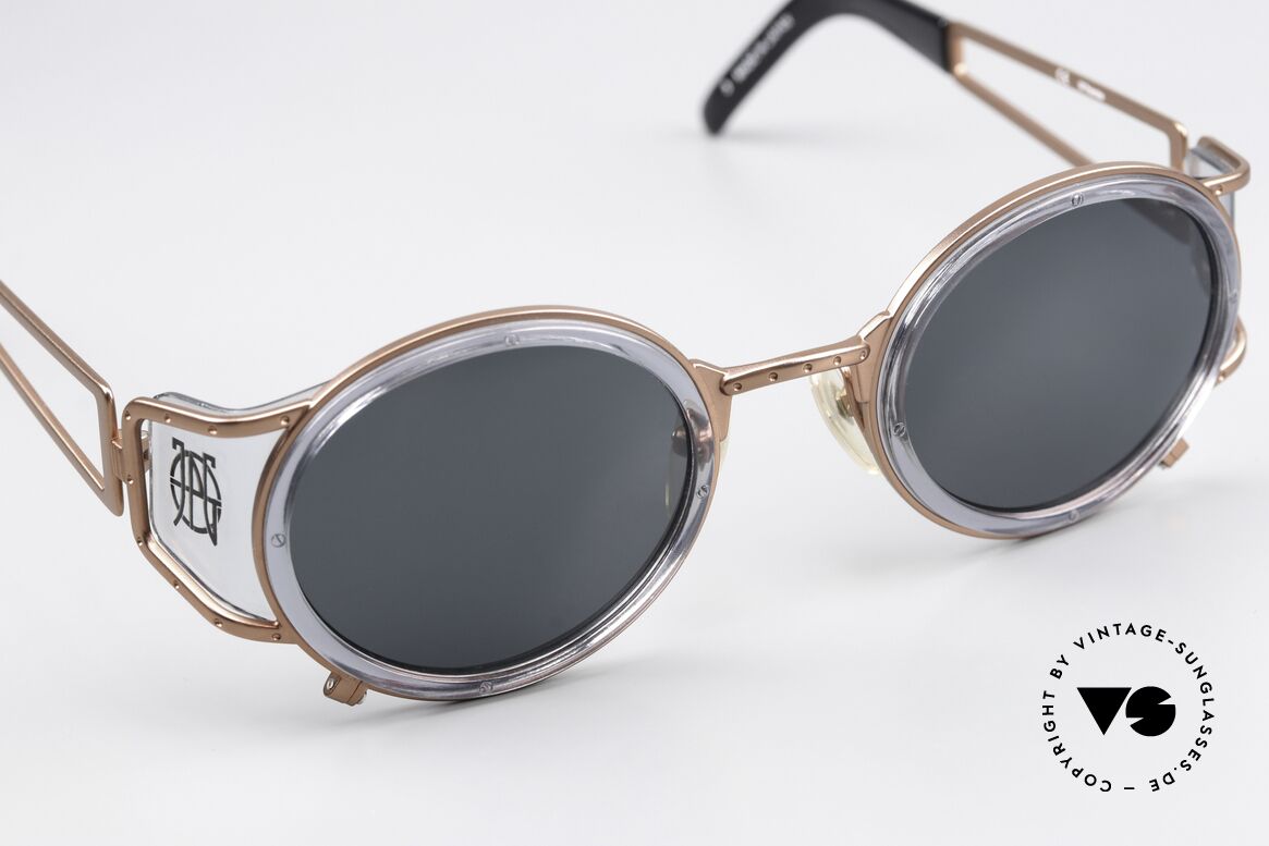 Jean Paul Gaultier 58-6201 Vintage Celebrity Glasses, unworn original from 1998 with orig. JP Gaultier case, Made for Men and Women