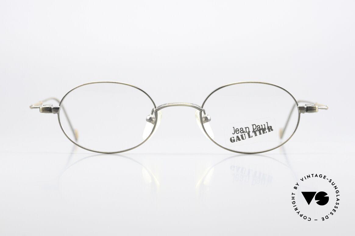 Jean Paul Gaultier 55-8106 Oval Vintage Frame Clip-On, Size: large, Made for Men and Women