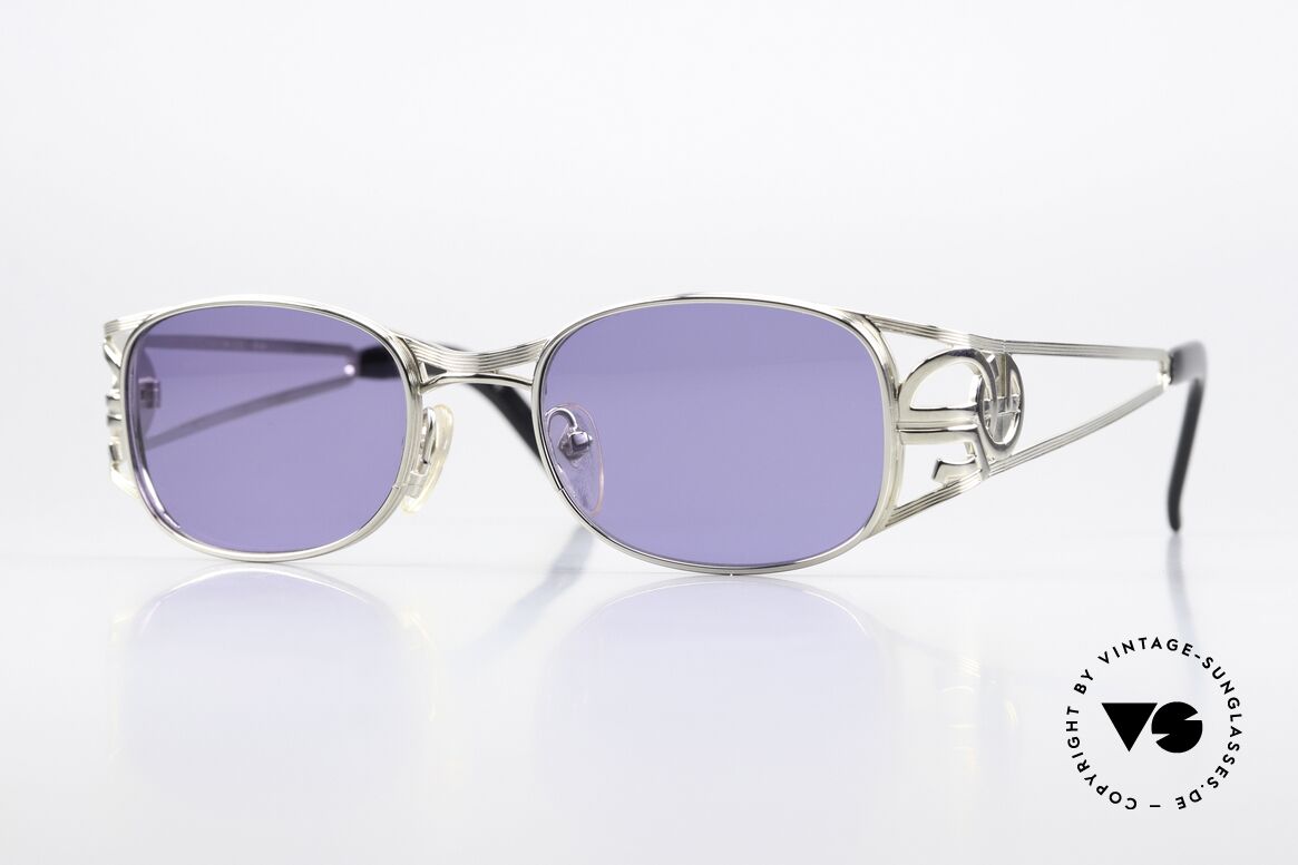 Jean Paul Gaultier 58-5101 Rare Steampunk Sunglasses, noble Jean Paul Gaultier 90's designer sunglasses, Made for Men and Women