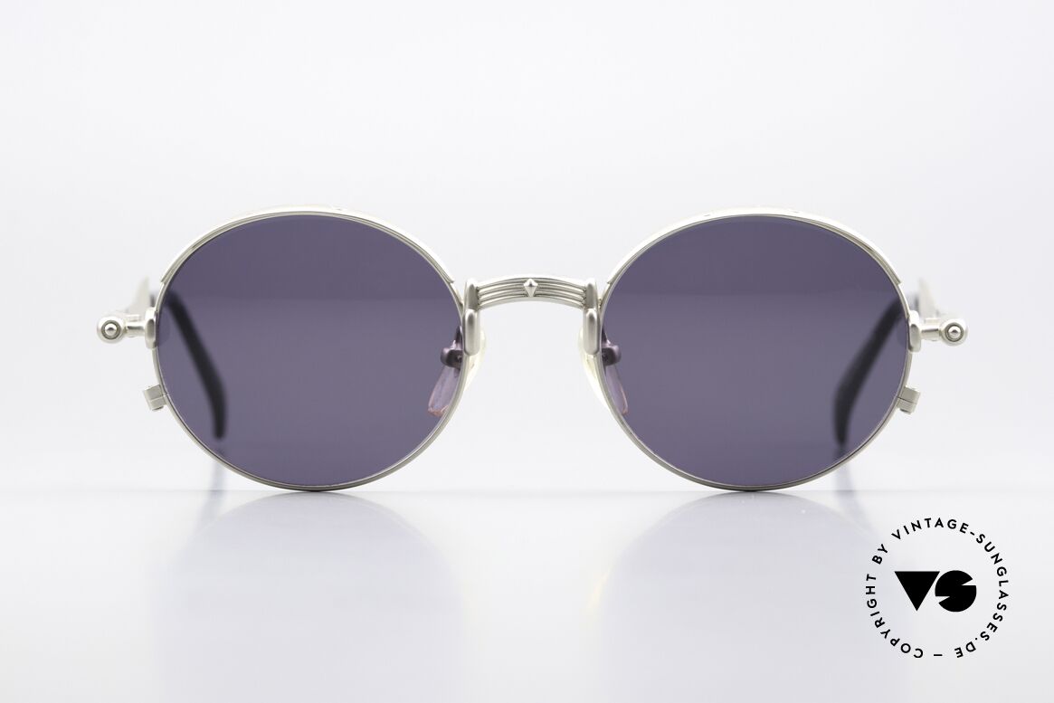 Jean Paul Gaultier 56-4175 Ultra Rare Sunglasses 1997, high-end frame with many interesting design details, Made for Men and Women