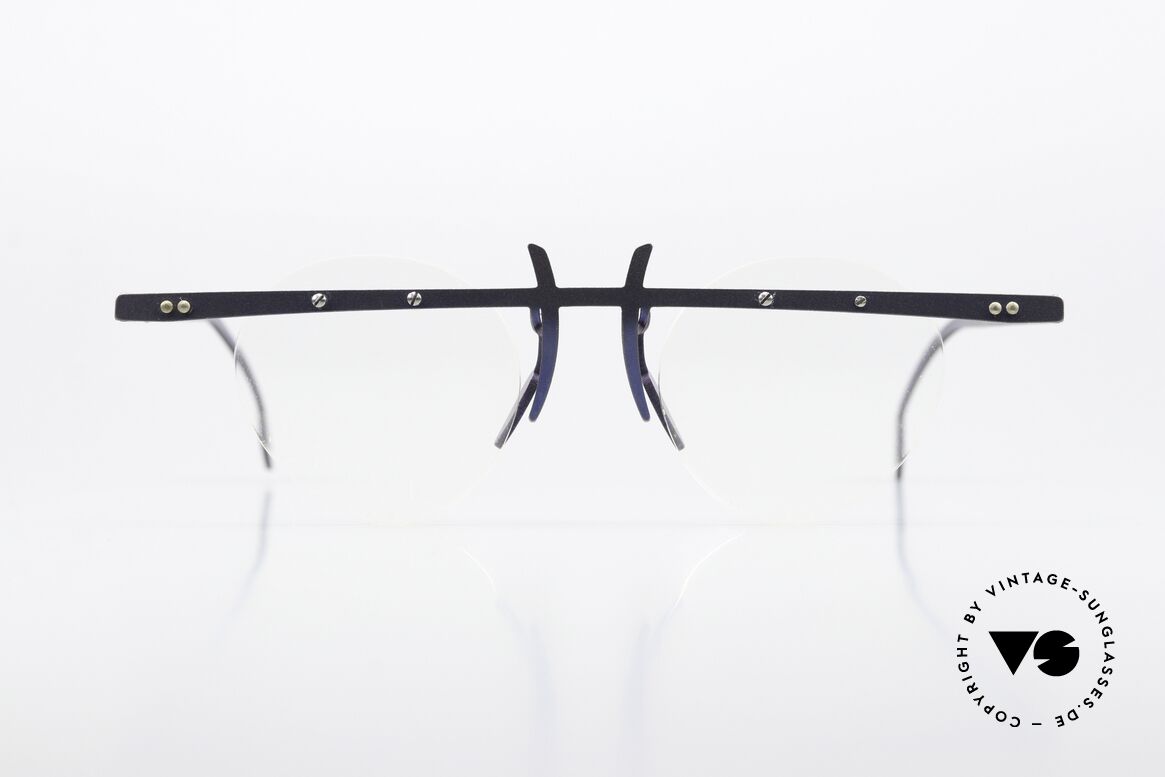 Theo Belgium Tita VI 9 90's Frame Blue Metallic, Theo Belgium: the most self-willed brand in the world, Made for Women