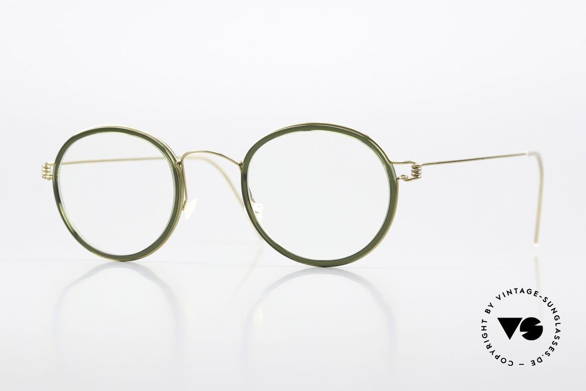 Lindberg Lex 47 Air Titan Rim Minimalist Panto Glasses, PANTO glasses by Lindberg of the Air Titanium Series, Made for Men and Women