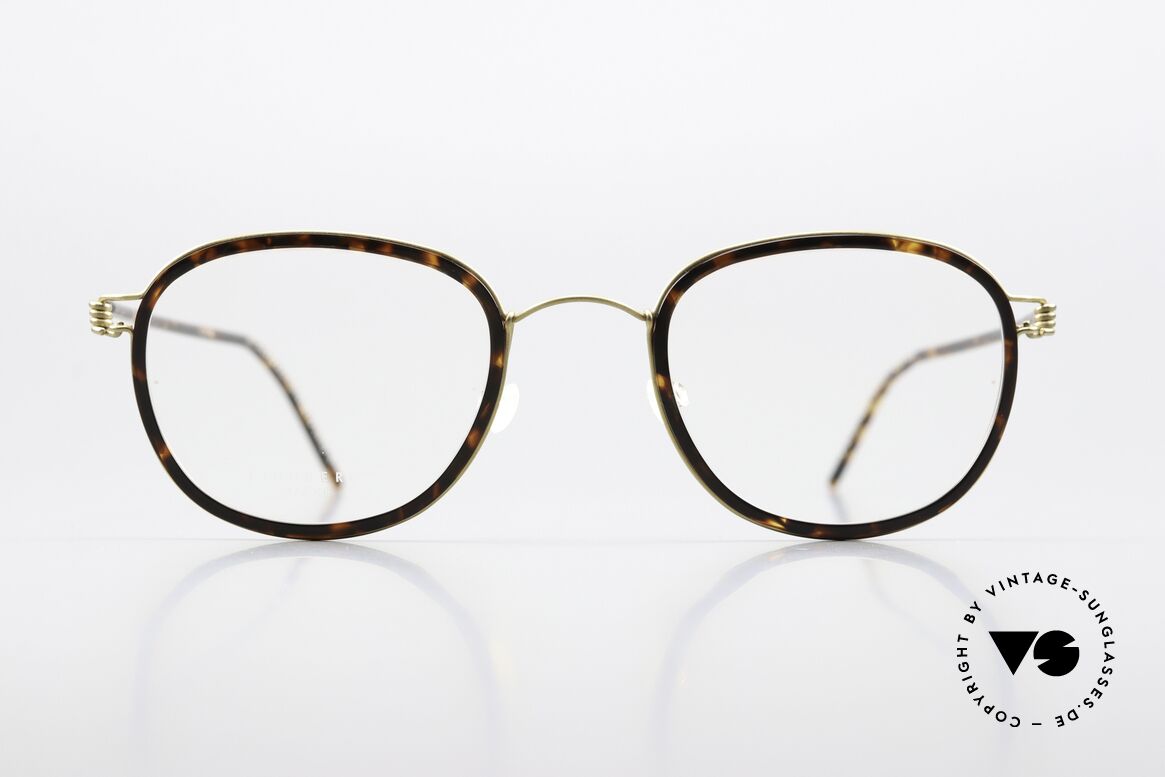 Lindberg Max 48 Air Titan Rim Titan Frame Acetate Cover, model MAX in size 48-23, temple length 145, color GT, Made for Men and Women
