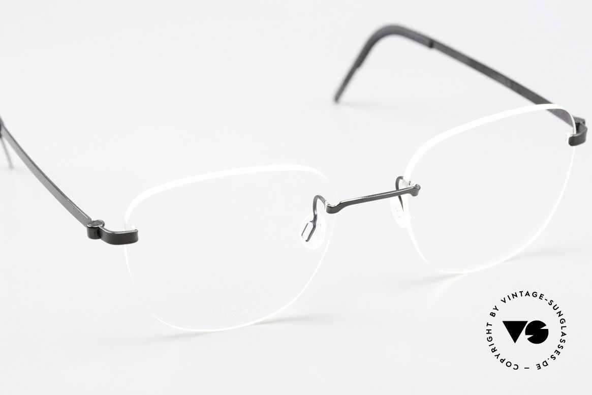 Lindberg 2309 Strip3P Titan Spirit Further Development, resilient & flexible frame (lens shape can be modified), Made for Men and Women