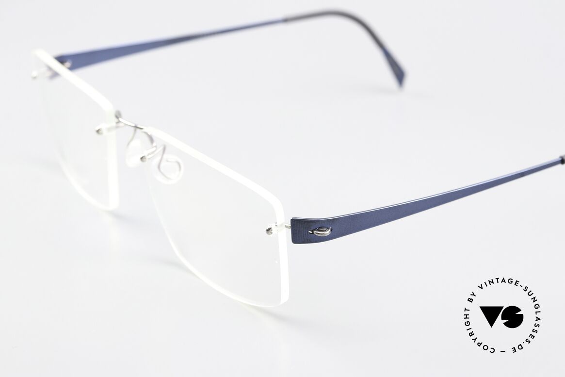 Lindberg 2393 Spirit Titan Silver And Blue Metallic, simply timeless, stylish & innovative: grade 'vintage', Made for Men
