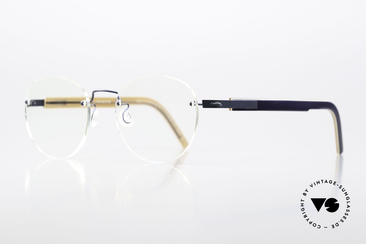 Lindberg 2110 Spirit Titan Blue Metallic Light Brown, color code K100/U13 = light brown and blue metallic, Made for Men and Women