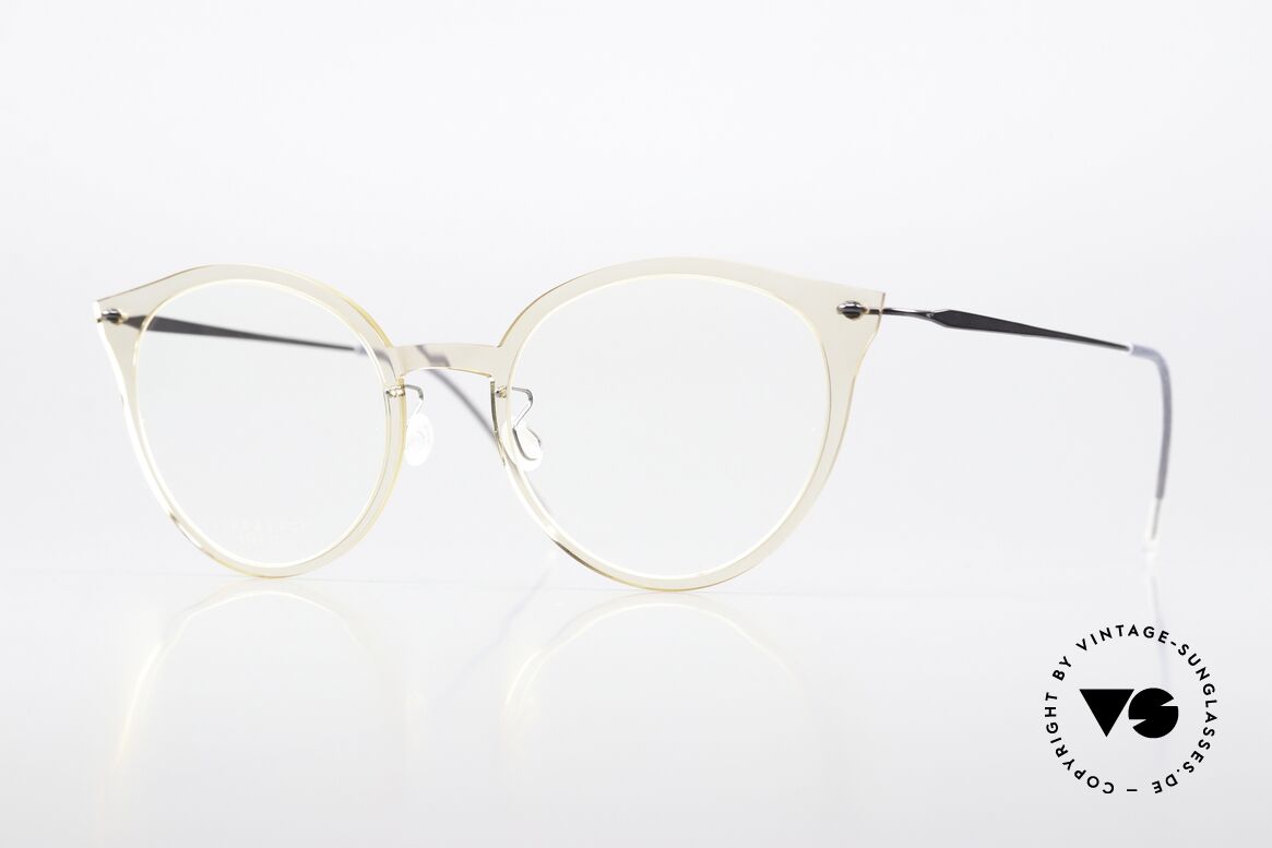 Lindberg 6548 NOW Ladies Specs Cateye Style, women's eyeglasses from the NOW or N.O.W. series, Made for Women