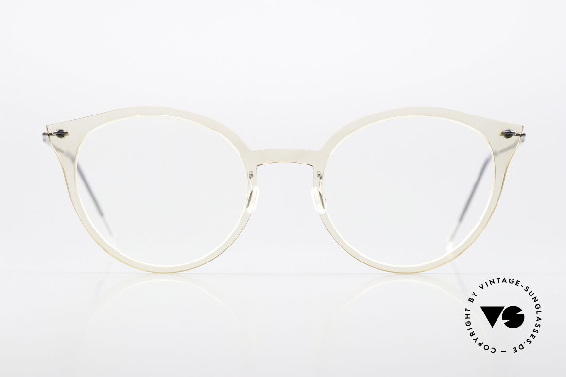 Lindberg 6548 NOW Ladies Specs Cateye Style, Model 6548, T803, size 50/21, temple 140, col. PU14, Made for Women