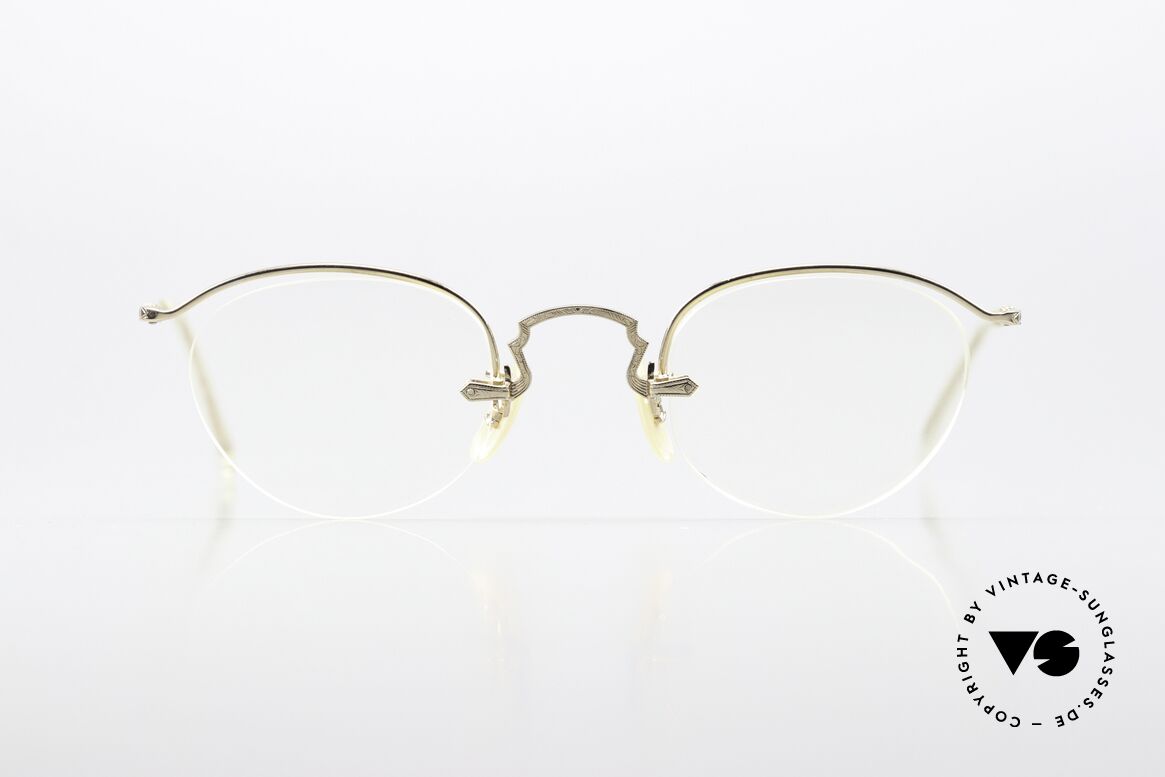 Oliver Peoples OP29C Gold-Filled Frame 1991, eyewear design inspired by the 1920's Art Deco period, Made for Men and Women