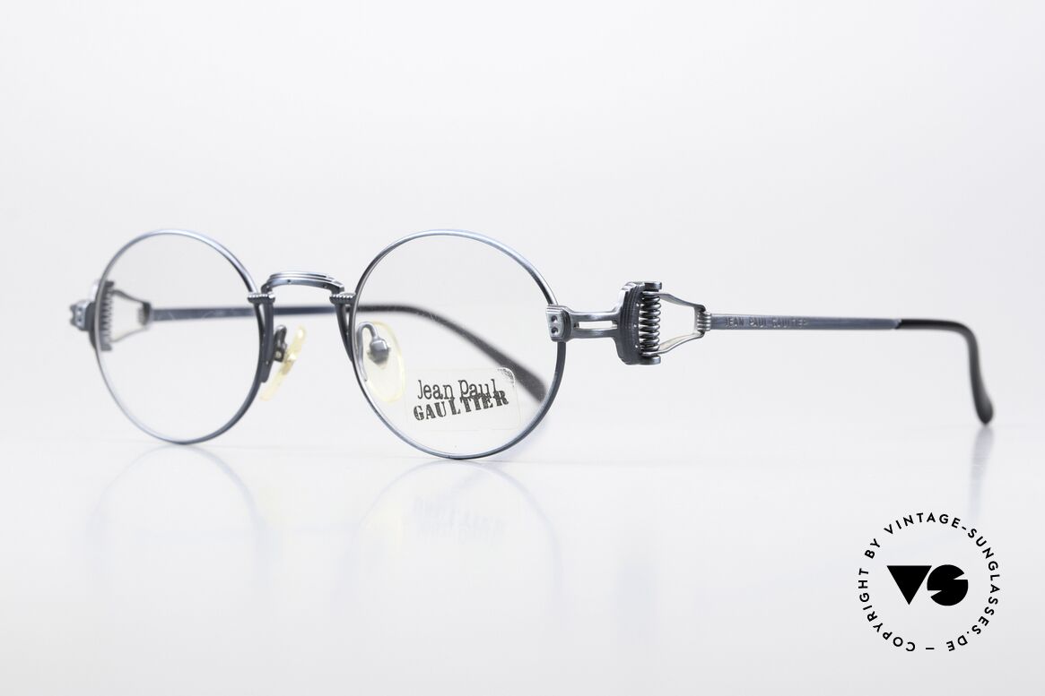 Jean Paul Gaultier 55-5106 Rare Vintage Eyewear 1994, these days, often called as vintage "steampunk glasses", Made for Men and Women