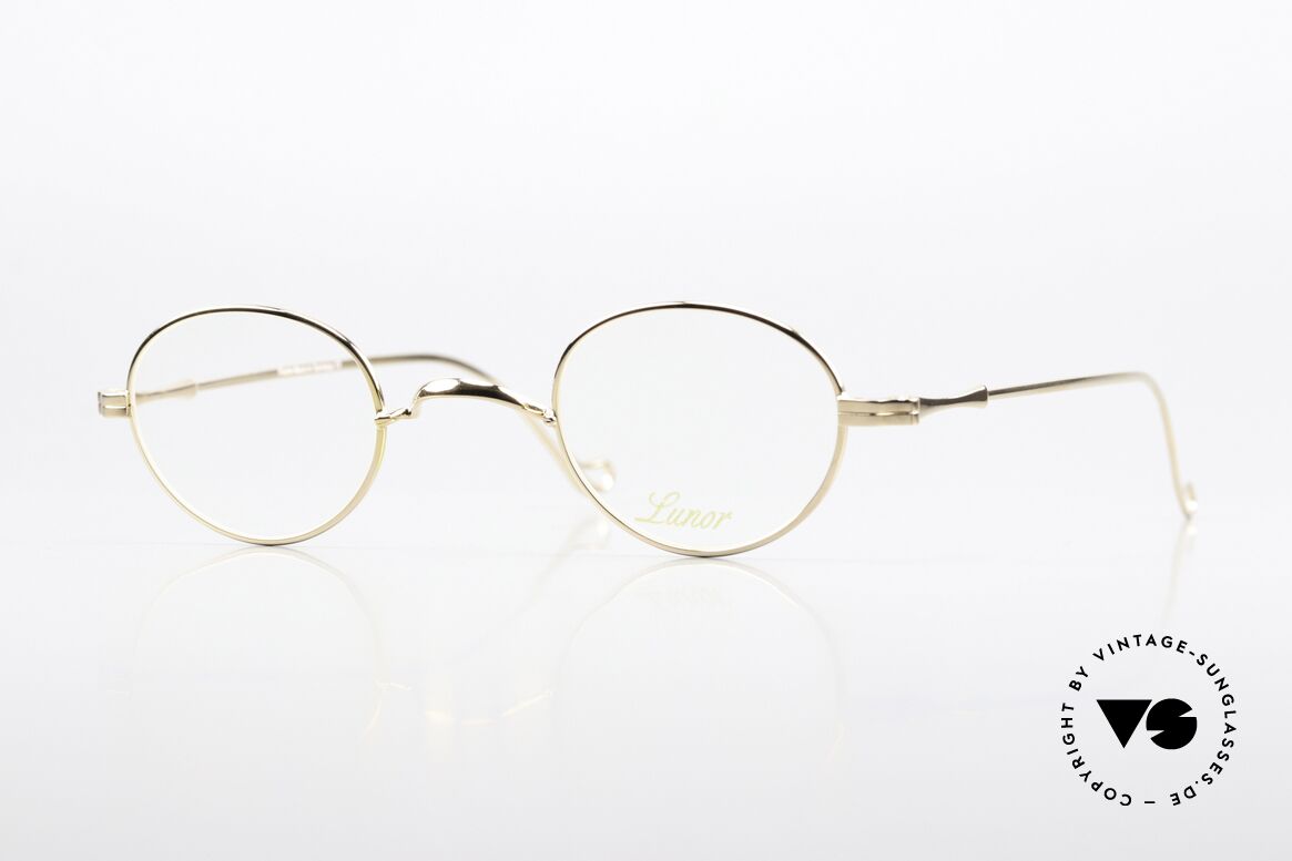 Lunor II 20 Gold-Plated Frame Small, small Lunor glasses for ladies and gentlemen similarly, Made for Men and Women