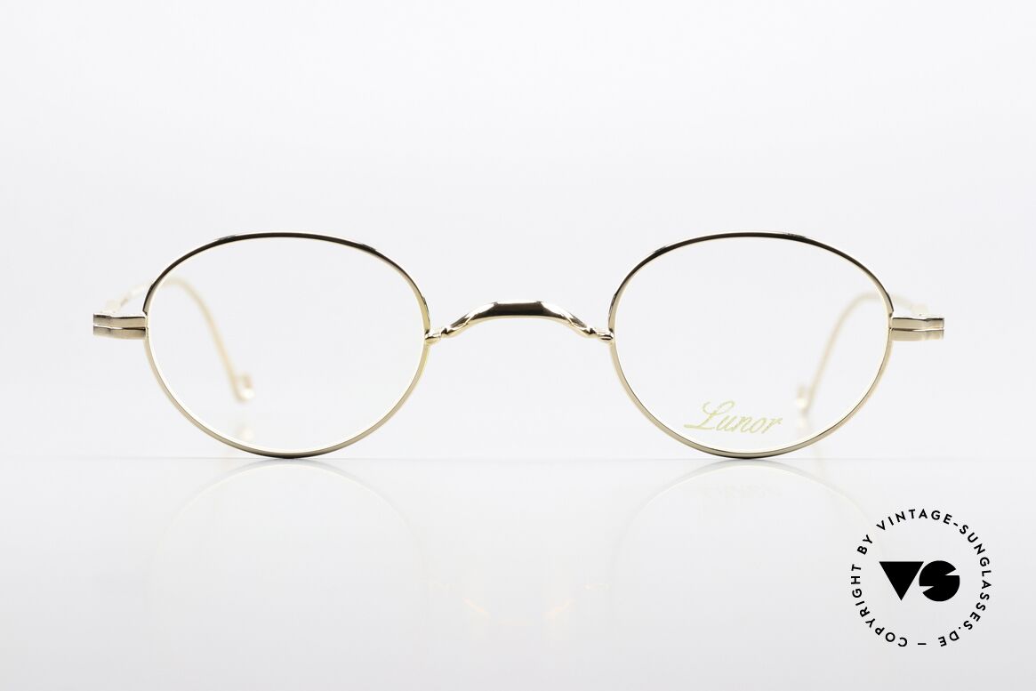 Lunor II 20 Gold-Plated Frame Small, model 20 of old the Lunor "II" series (full rimmed metal), Made for Men and Women