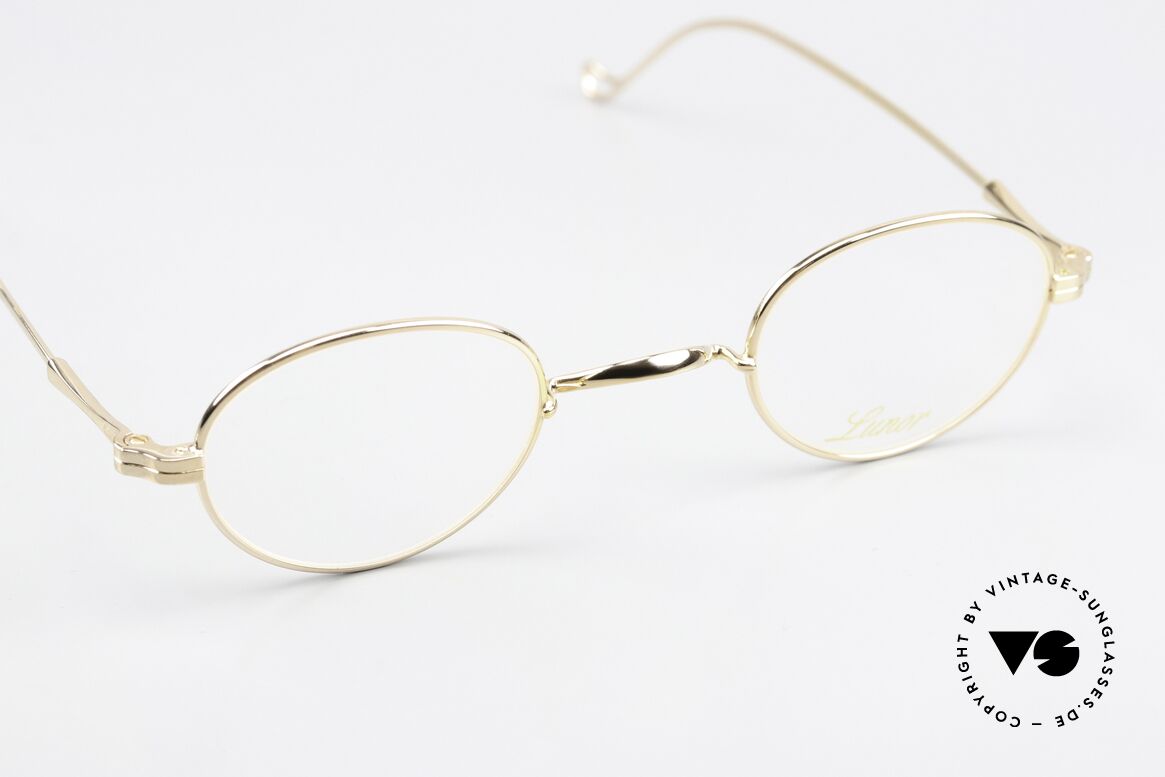 Lunor II 20 Gold-Plated Frame Small, unworn RARITY (for all lovers of quality) from app. 2009, Made for Men and Women