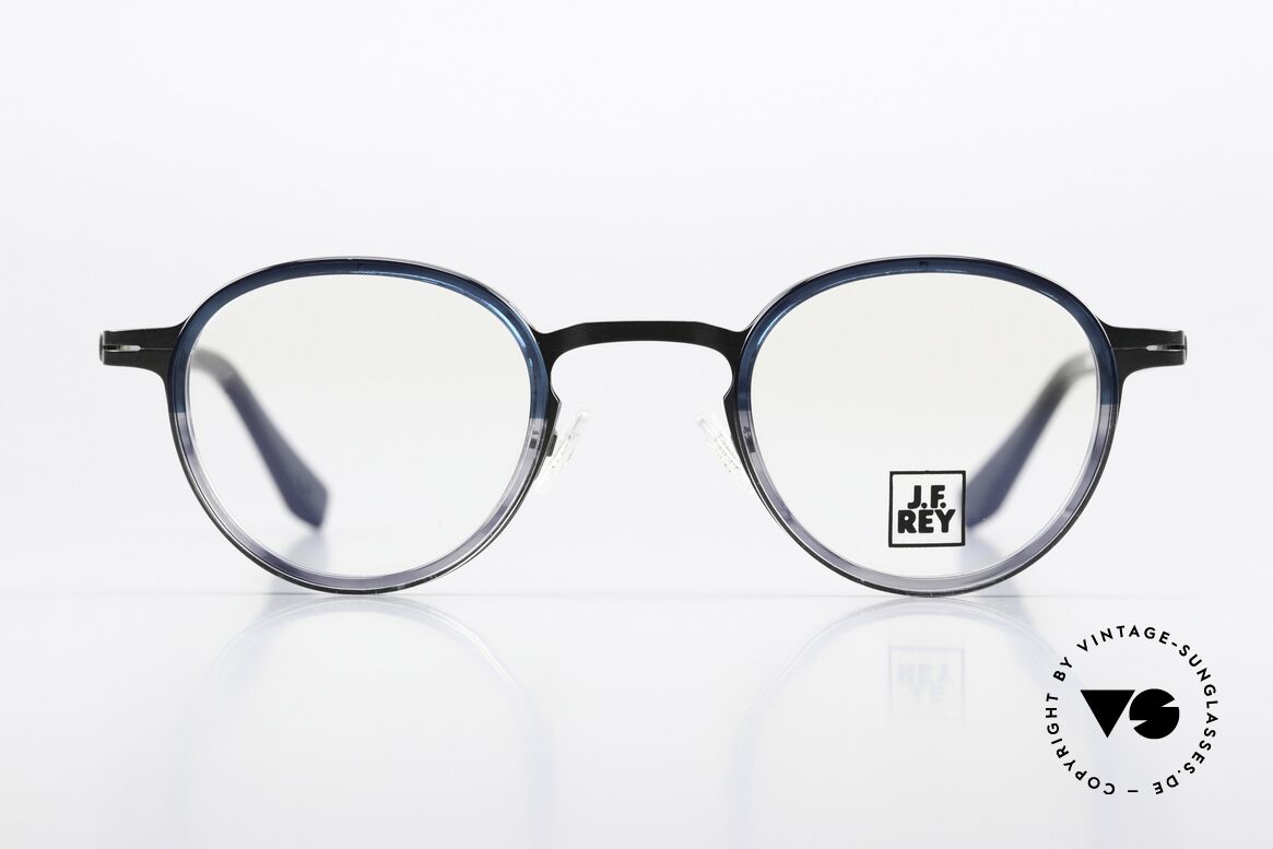 JF Rey JF2677 Blue Gray Panto Eyeglasses, eyewear fashion; which embodies a very unique style, Made for Men and Women