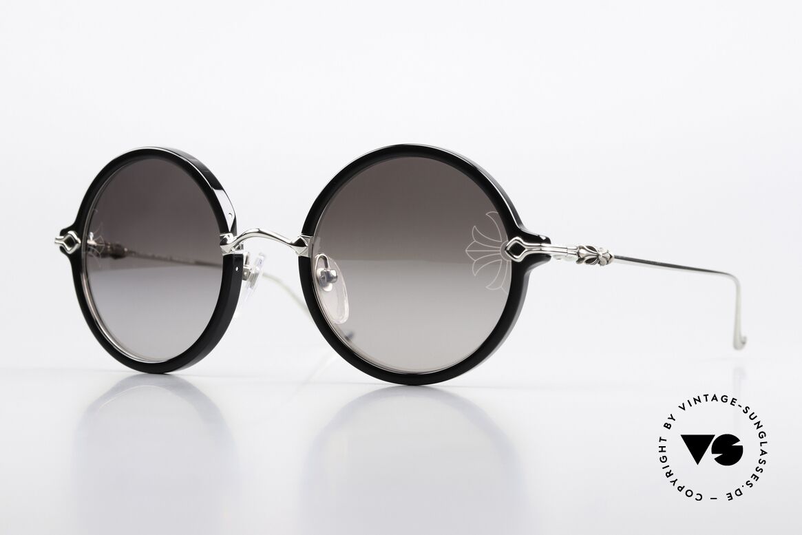 Chrome Hearts Moist Rockstar Sunglasses 2017, round Chrome Hearts 'MOIST' sunglasses from 2017, Made for Men and Women