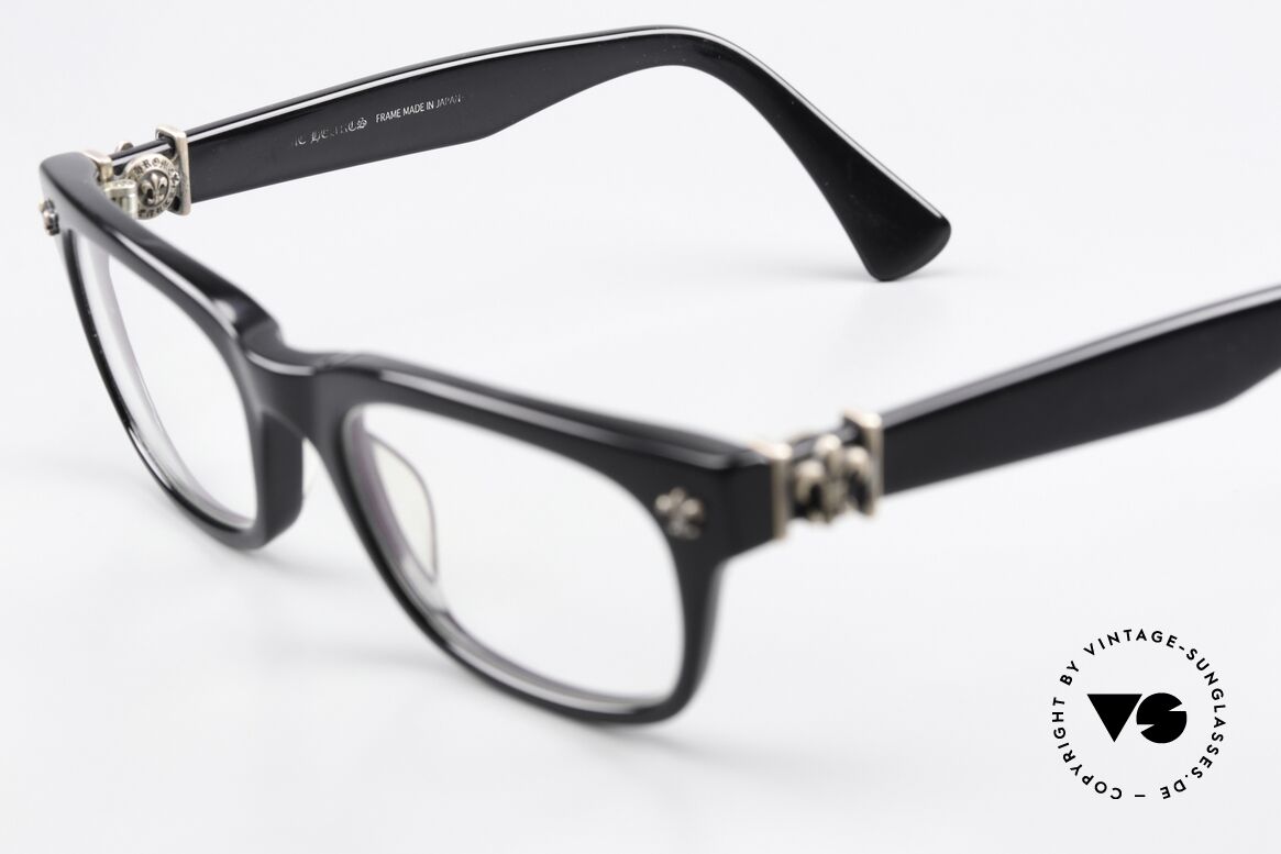 Chrome Hearts Gittin Any 49 Rockstar Specs 49mm Size, the acetate frame can be glazed with prescriptions, Made for Men