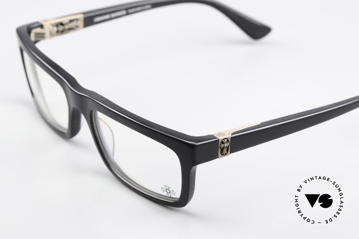 Chrome Hearts Penetranus Rockstar Glasses Matt Black, outstanding craftsmanship; frame made in Japan, Made for Men