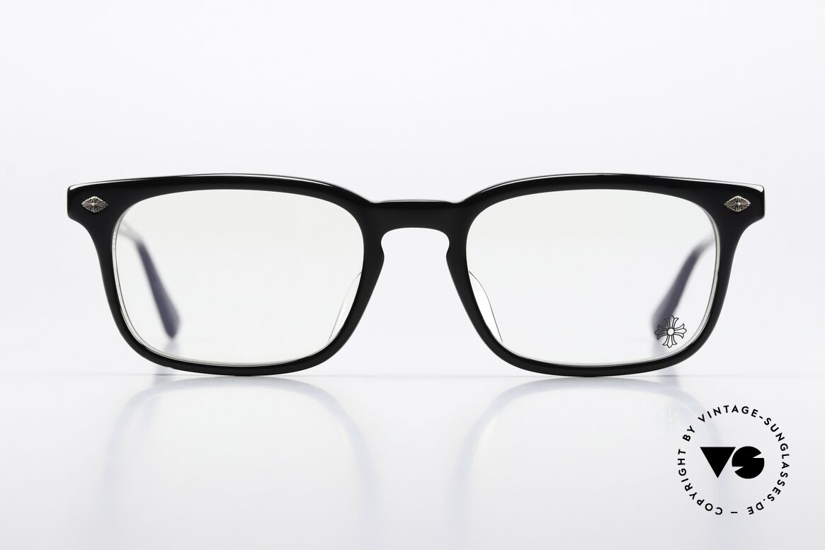 Chrome Hearts Stiffie Ladies And Gents Eyewear, striking luxury unisex glasses; in size 52/20-146, Made for Men and Women