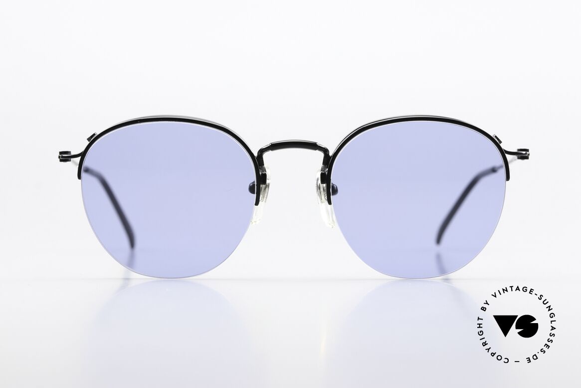 Jean Paul Gaultier 55-1172 Semi Rimless Panto Frame, lightweight frame with numerous fancy details, Made for Men and Women