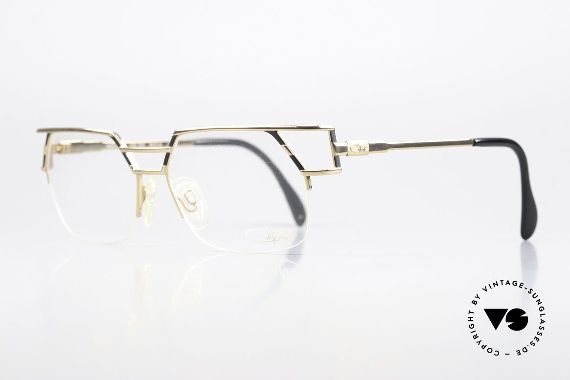 Cazal 248/3 Original 90's No Retro Frame, classic frame pattern (black and gold), size 56/16, Made for Men and Women