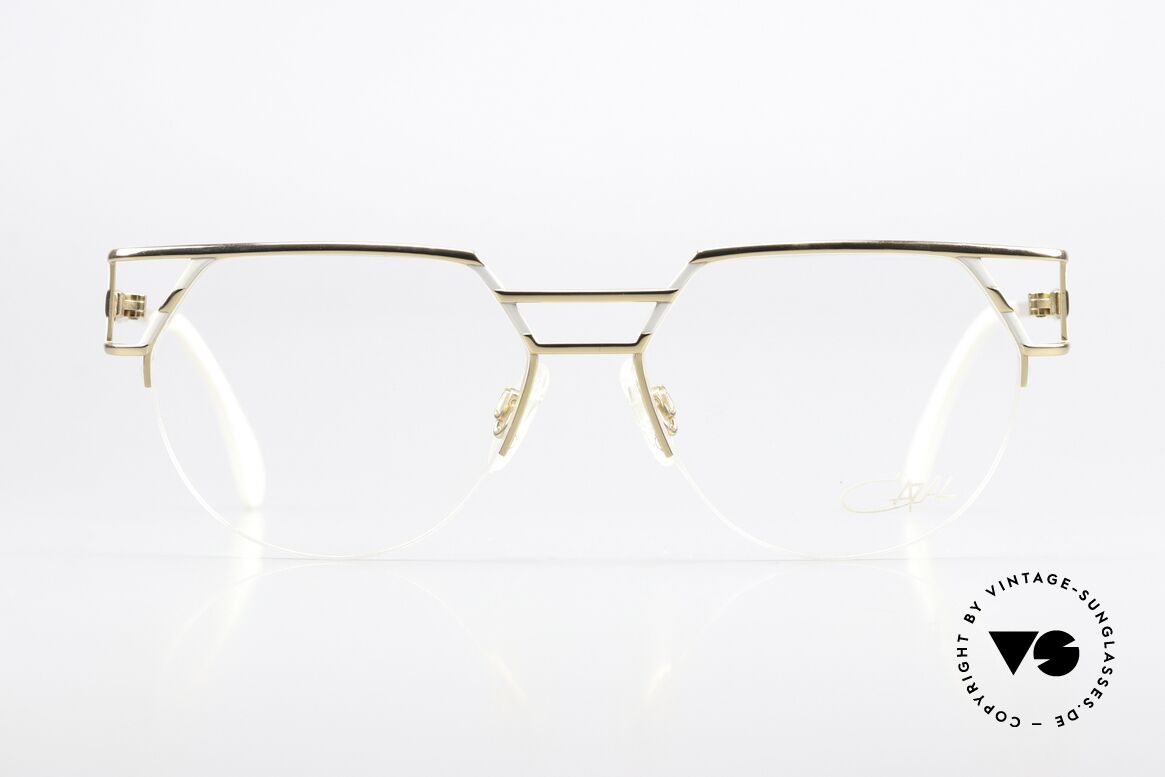 Cazal 248 Original 90's Frame No Retro, half rimless & high-end quality; made in Germany, Made for Men and Women