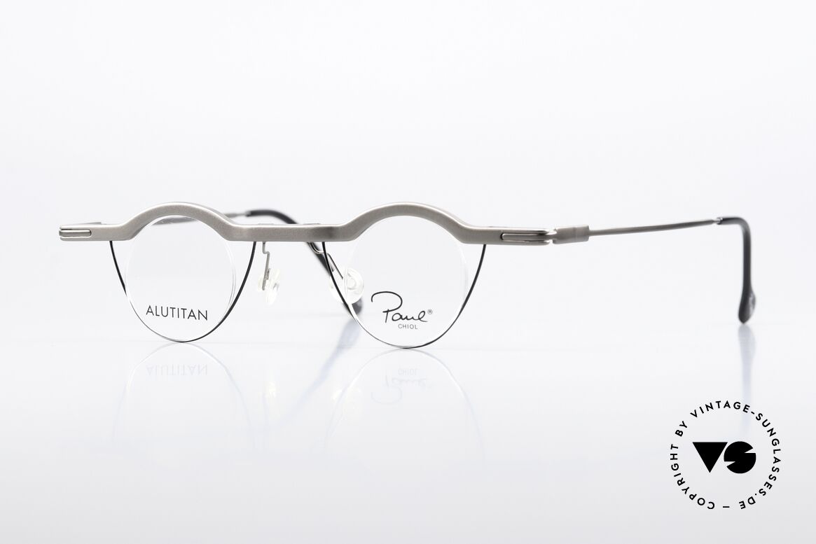 Paul Chiol 2019 Bauhaus Eyeglasses Titanium, Bauhaus Style 90's Paul CHIOL designer glasses, Made for Men and Women