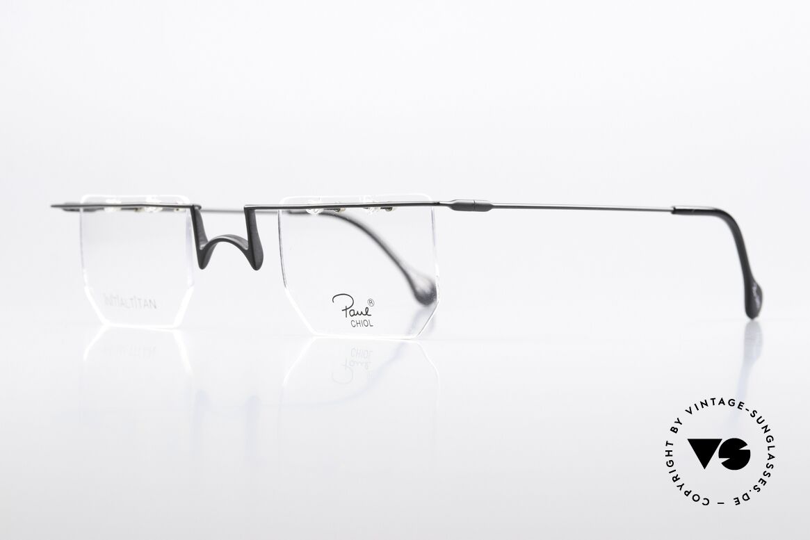 Paul Chiol 2021 Architects Frame Square, titanium frame in Bauhaus style (art and craft), Made for Men and Women