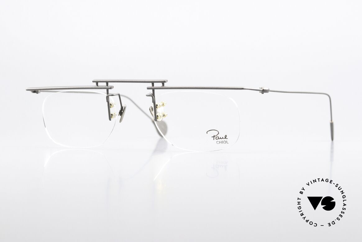 Paul Chiol 09 Square Architects Frame, insider vintage glasses by Paul Chiol, aka Initial, Made for Men and Women