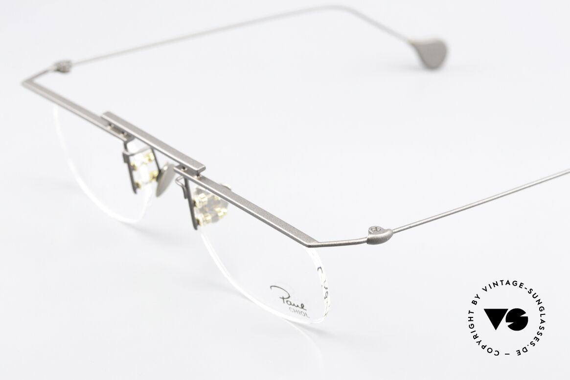 Paul Chiol 09 Square Architects Frame, lenses are fixed to the frame with small screws, Made for Men and Women