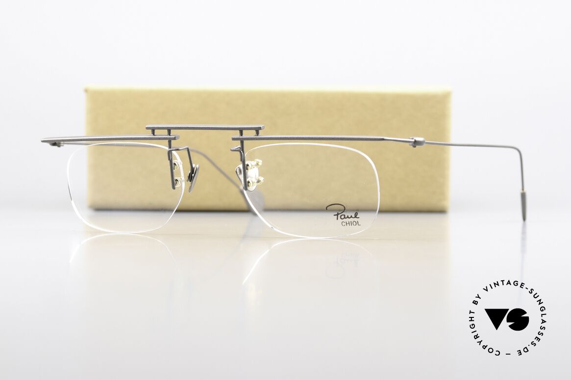 Paul Chiol 09 Square Architects Frame, the frame can be glazed as desired (even varifocal), Made for Men and Women
