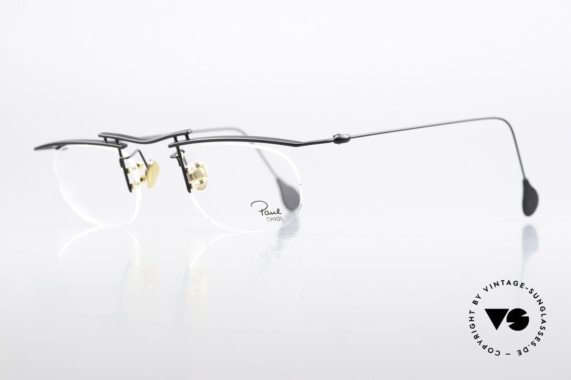 Paul Chiol 10 Art And Craft Eyeglasses, square metal frame in Bauhaus style (art & craft), Made for Men and Women