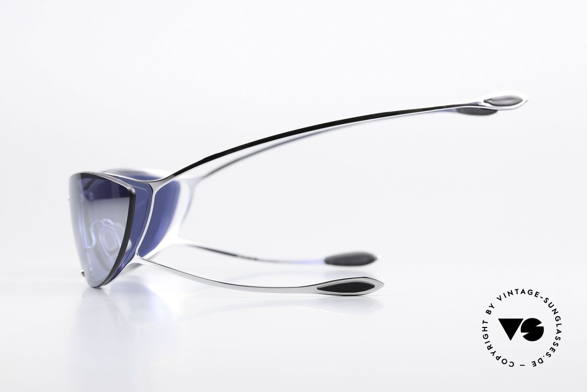Parasite Sporn Star Futuristic Sunglasses 2005, characteristic double temples = 'STEREO' system, Made for Men and Women