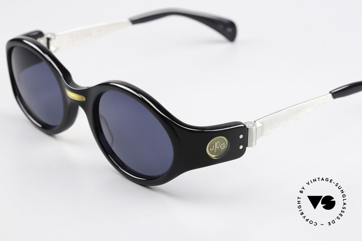 Jean Paul Gaultier 56-2272 Steampunk Designer Shades, monolithic (built to last) & with 100% UV protection, Made for Men and Women