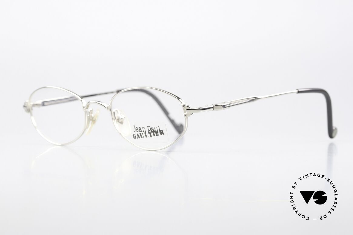 Jean Paul Gaultier 55-8110 Like Belly Gaultier 57-7201, lightweight TITANIUM frame in size 48/19, 140mm, Made for Men and Women