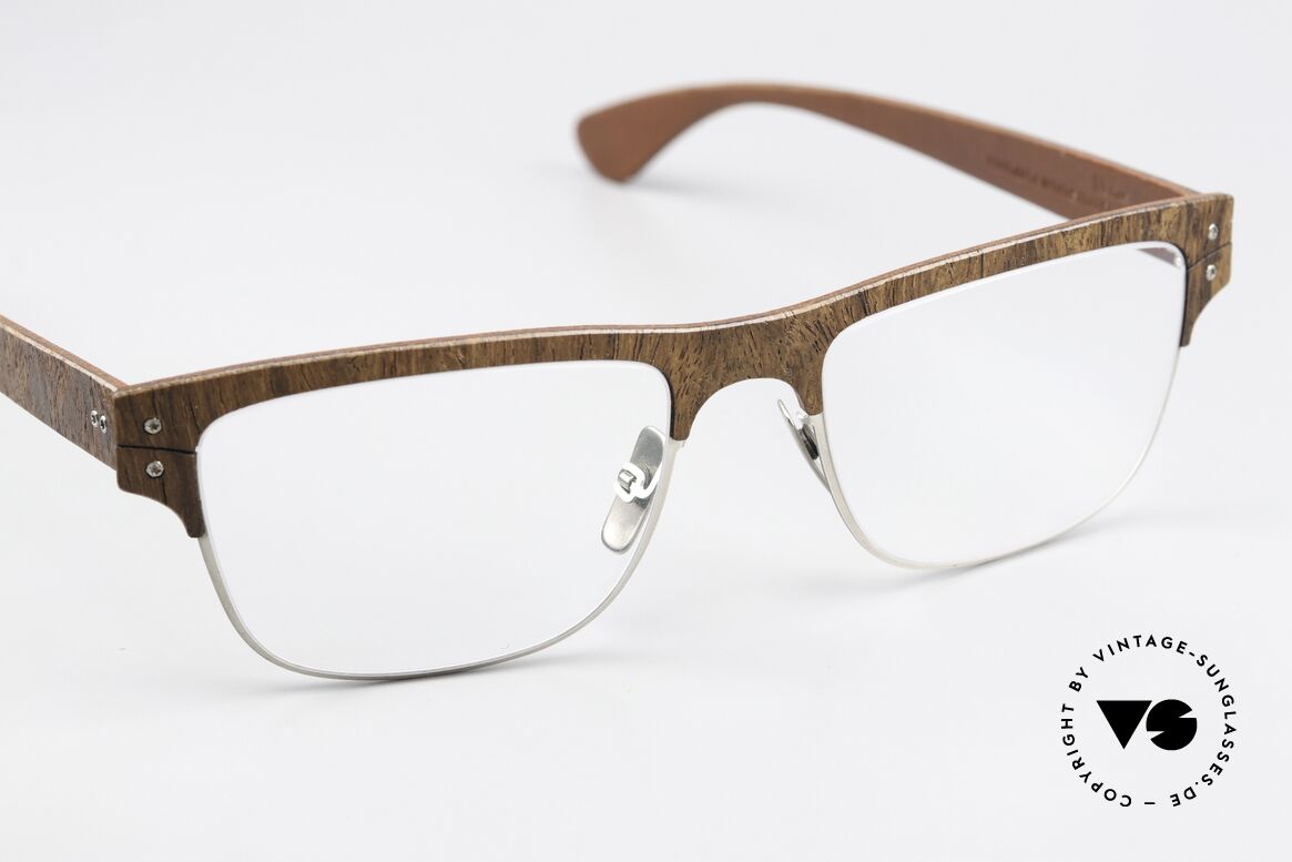 Lucas de Stael Nemus 14 Wood Leather Natural Specs, from 2016 but unworn (delivered in a case by de Staël), Made for Men